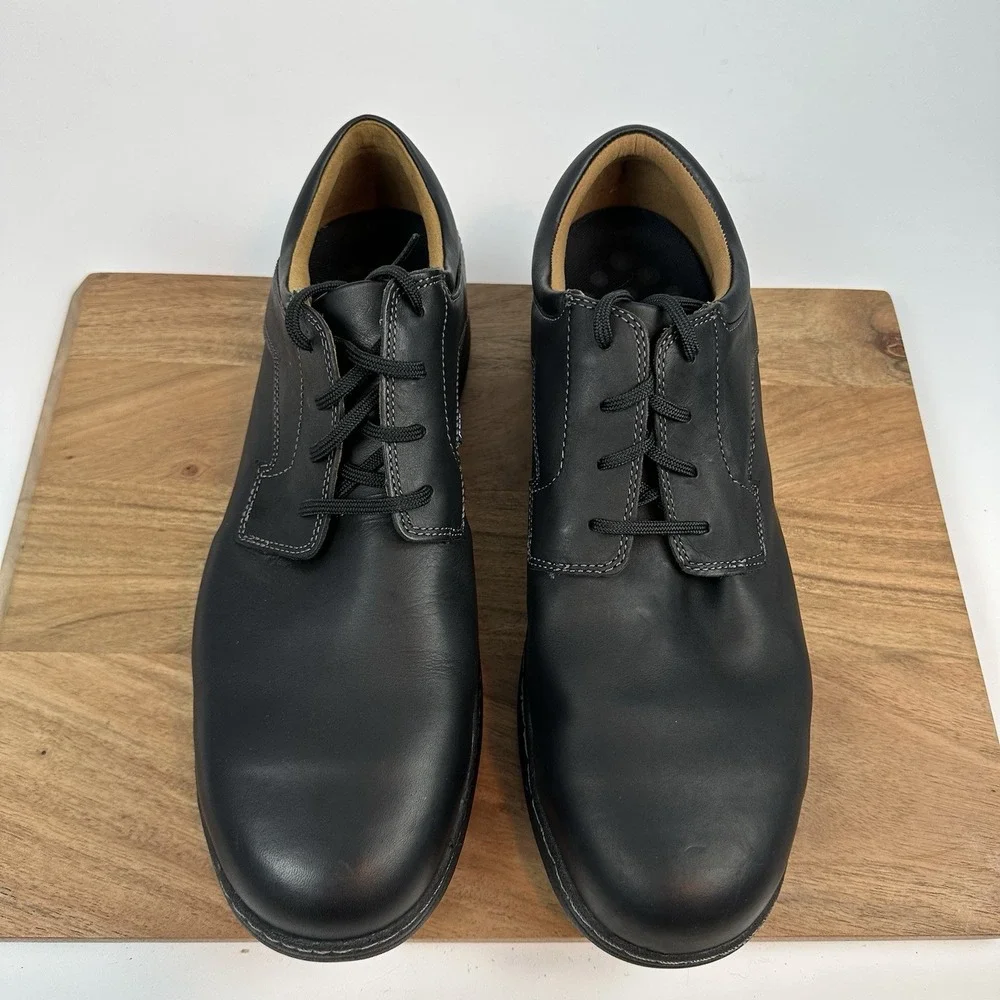 New Mens Timberland Pro Branston Black Oxford Alloy Safety Toe Shoes Sz 14‎ M